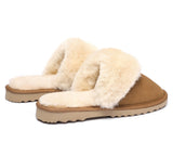 UGG Slippers - Australian Made Sheepskin Collar Scuff Unisex Urban