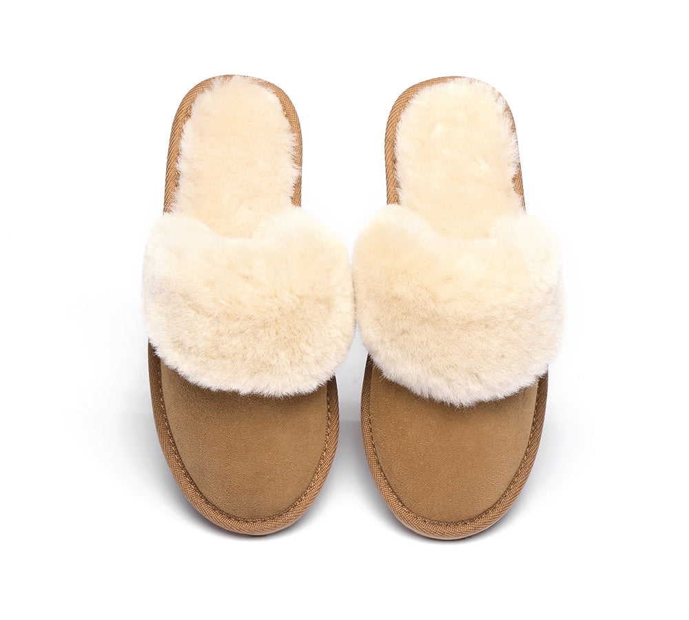 UGG Slippers - Australian Made Sheepskin Collar Scuff Unisex Urban