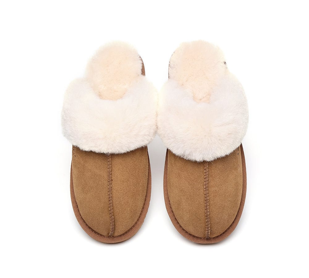 UGG Slippers - UGG Slippers Australia Premium Sheepskin Unisex Muffin Scuff
