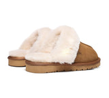 UGG Slippers - UGG Slippers Australia Premium Sheepskin Unisex Muffin Scuff