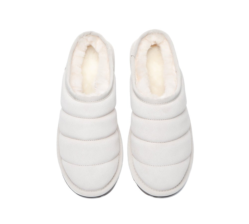 UGG Slippers - Women Sheepskin Slippers Ultra Puffer