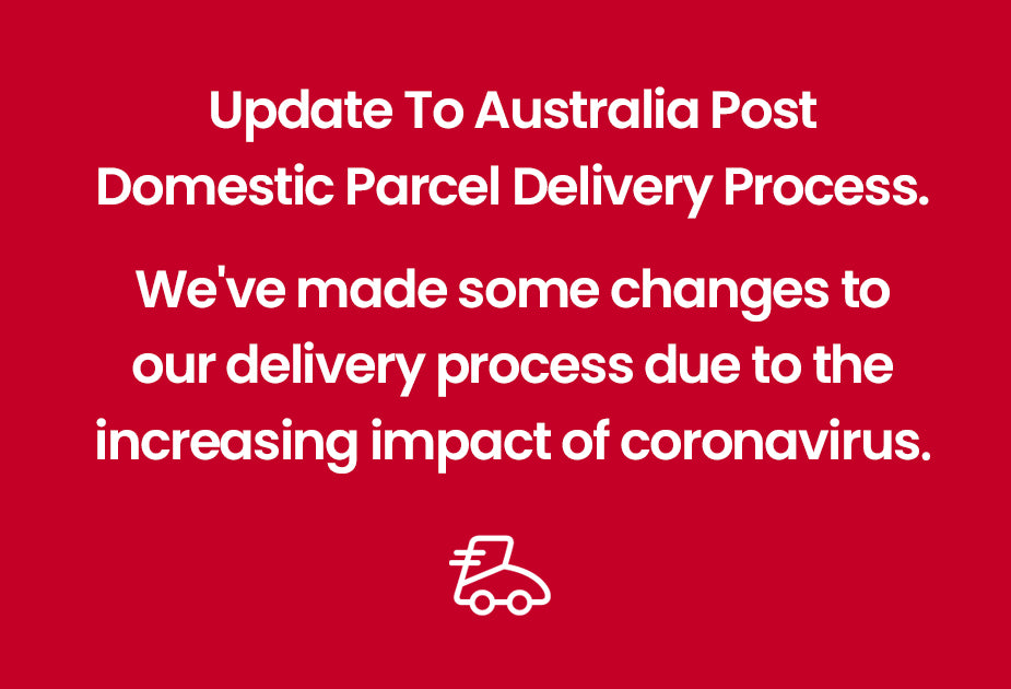 Update to Australia Post domestic parcel delivery process