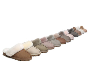 AUSTRALIAN SHEPHERD® UGG Slippers Double Face Sheepskin Wool Scuff Waffle UGG AUSTRALIAN SHEPHERD