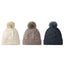 URBAN UGG® Soft Wool Cashmere Pom Pom Beanie Taffie
