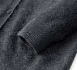 EVERAU® Yak Wool Knit Cardigan Cashmere Blend Loose Fit Morra EVERAU