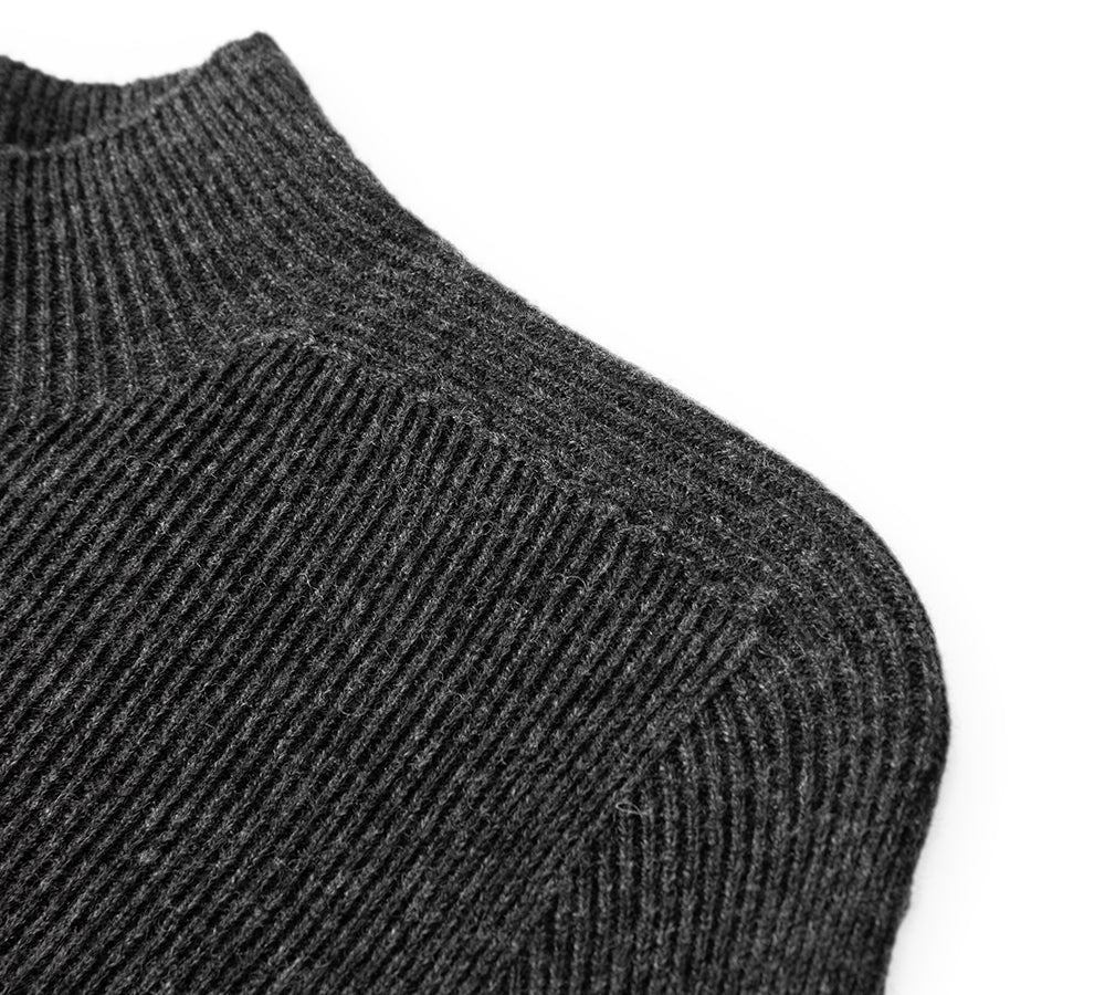 EVERAU® Wool Sweater Light Pure Wool Knitwear Roya EVERAU