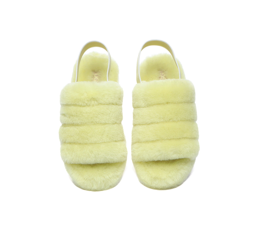 AUSTRALIAN SHEPHERD® UGG Women Fluffy Slides Puffy UGG AUSTRALIAN SHEPHERD
