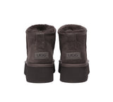 AUSTRALIAN SHEPHERD® UGG Boots Sheepskin Wool Mini Platform Thick Bottom Ronnie UGG AUSTRALIAN SHEPHERD
