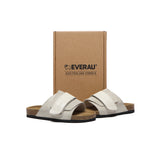 EVERAU® Adjustable Strap Embossed Slip-on Summer Sandal Slides Terrain - UGG EXPRESS