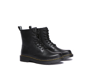 If you don’t have a pair of chunky Lace Up Leather Boots in your wardrobe, you need to add them pronto! Our classic black EVERAU Simona Boots are expertly-crafted from premium Australian leather and will last for seasons.