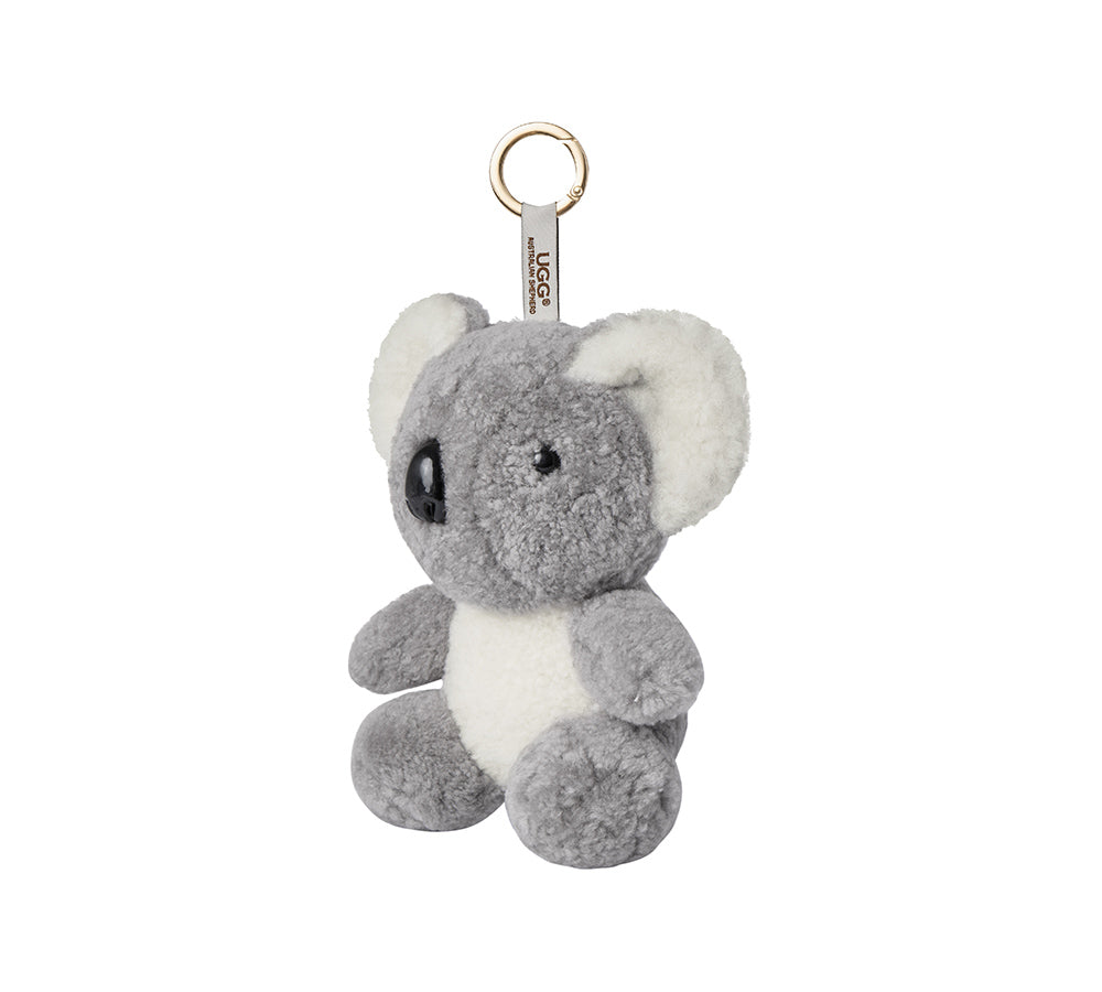 AUSTRALIAN SHEPHERD® UGG Sheepskin Koala Keyring Large Plush Bag Charm UGG AUSTRALIAN SHEPHERD