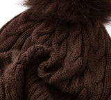 EVERAU® Soft Knit Pom Pom Beanie Conira Hat EVERAU