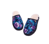 EVERAU® UGG Slippers Sheepskin Wool Purple Flower Patchwork Suede Cruz EU39 - UGG EXPRESS