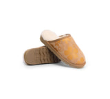 EVERAU® UGG Slippers Sheepskin Wool Yellow Floral Print Suede Cruz EU40 - UGG EXPRESS