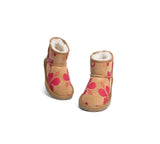 EVERAU® UGG Boots Sheepskin Wool Red Floral Print Mini Classic Suede EU40 - UGG EXPRESS