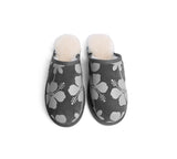 EVERAU® UGG Slippers Sheepskin Wool Grey Floral Print Suede Cruz EU40 - UGG EXPRESS