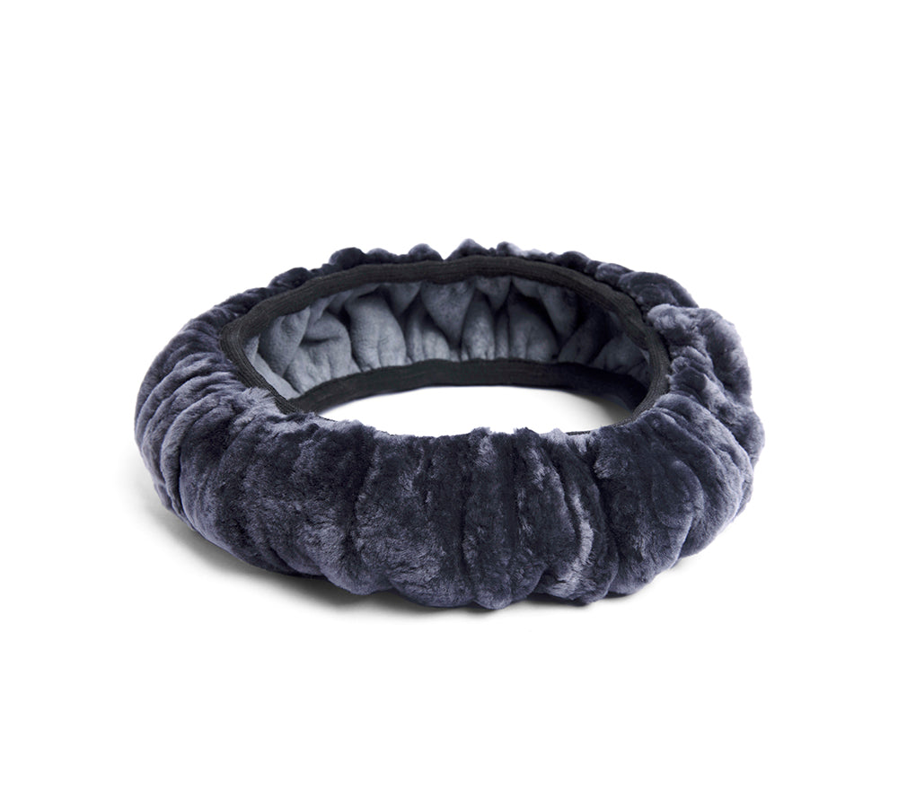 Lambskin Car Steering Wheel Cover