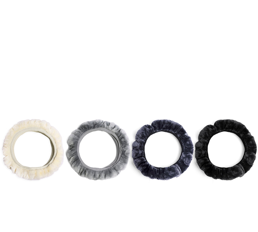 Lambskin Car Steering Wheel Cover
