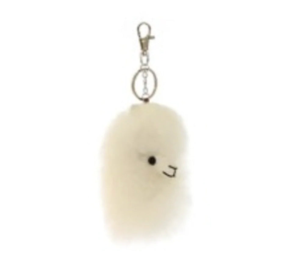 Auskin® Alpaca Huacaya Key Ring Head Snap Hook Auskin
