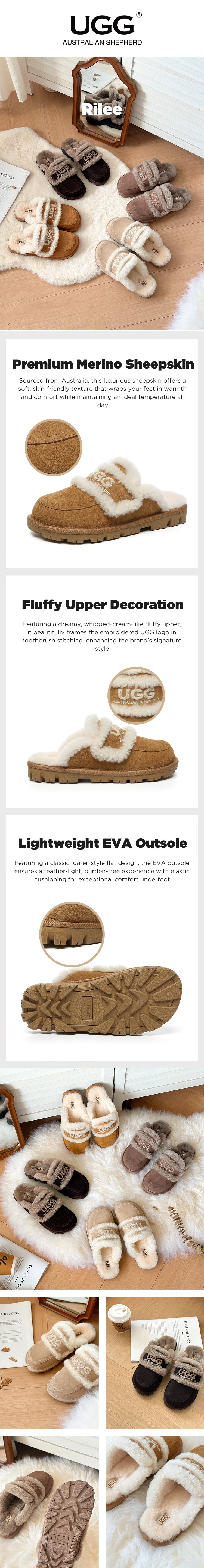 AUSTRALIAN SHEPHERD® UGG Slippers Women Rilee