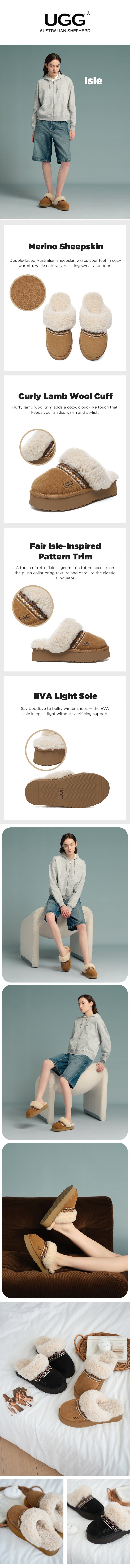 AUSTRALIAN SHEPHERD® UGG Slippers Platform Isle