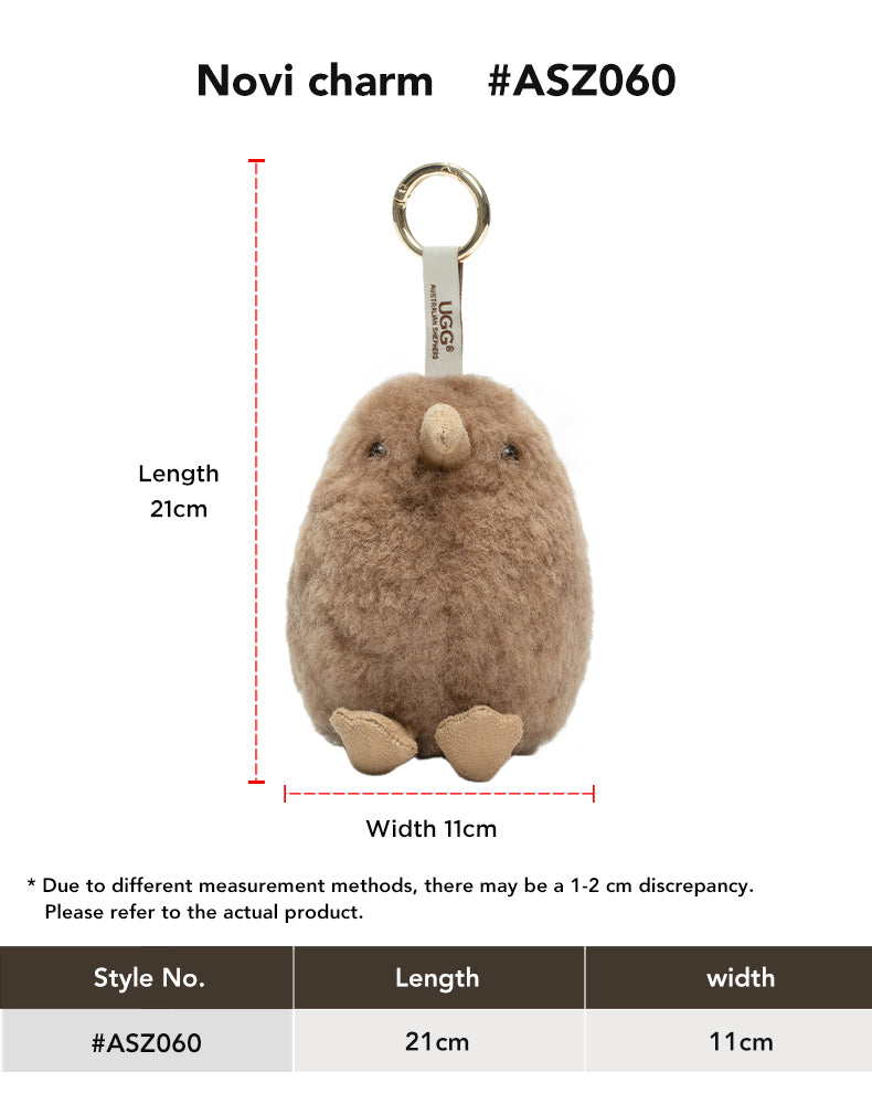AUSTRALIAN SHEPHERD® Kiwi Keyring Novi size chart