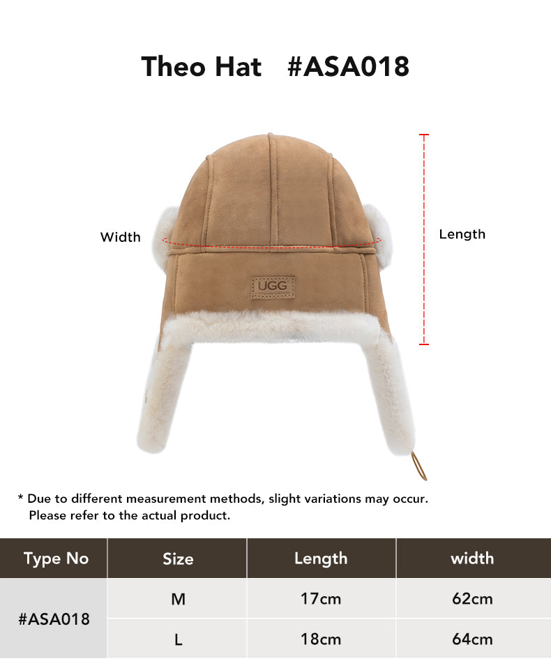 AUSTRALIAN SHEPHERD® Fluffy Bucket Theo Hat size chart