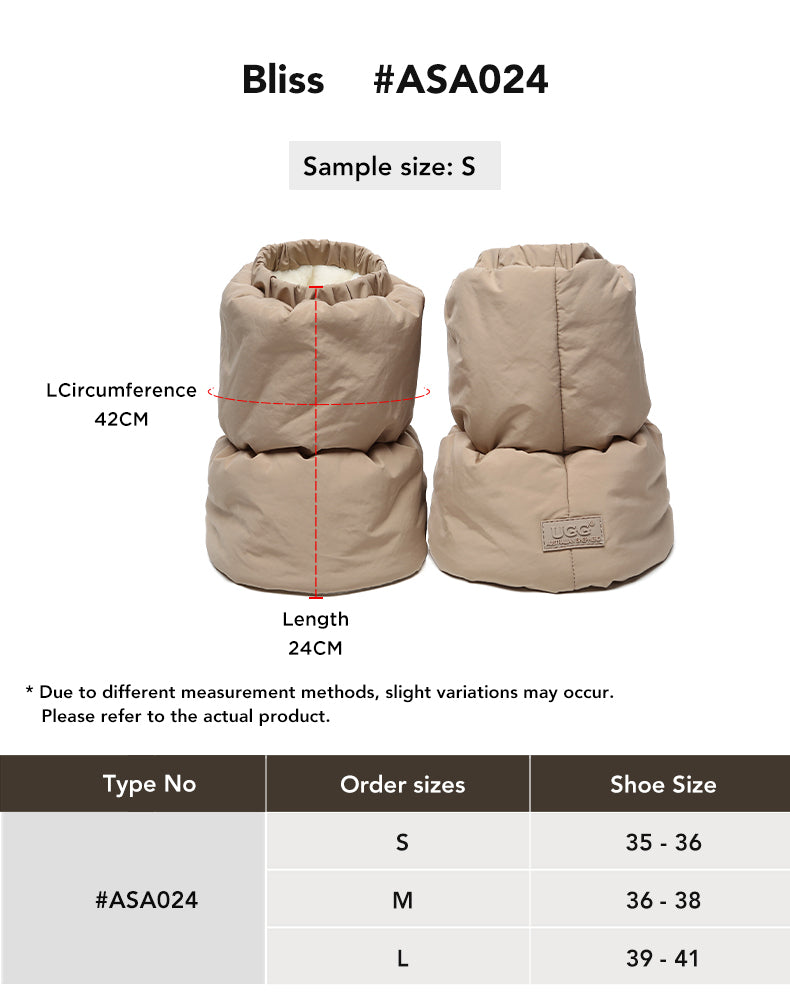 AUSTRALIAN SHEPHERD® Women Leg Warmers Bliss size chart