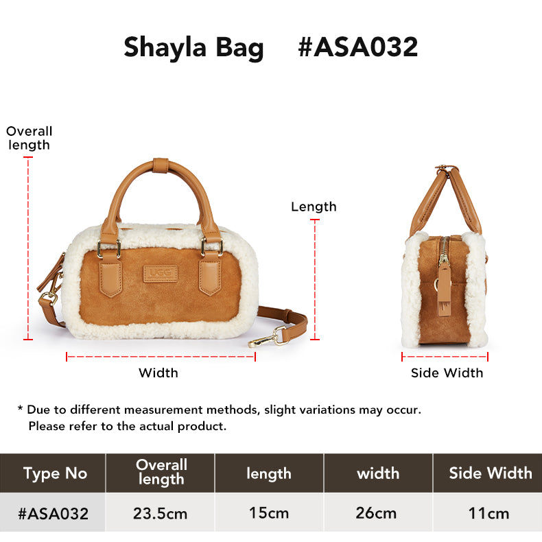 AUSTRALIAN SHEPHERD® Women Hand Carry  Over Shoulder Zip Shayla Bag size chart