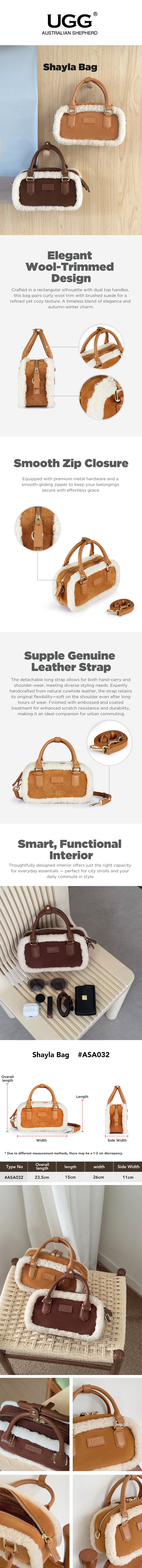 AUSTRALIAN SHEPHERD® Women Hand Carry  Over Shoulder Zip Shayla Bag