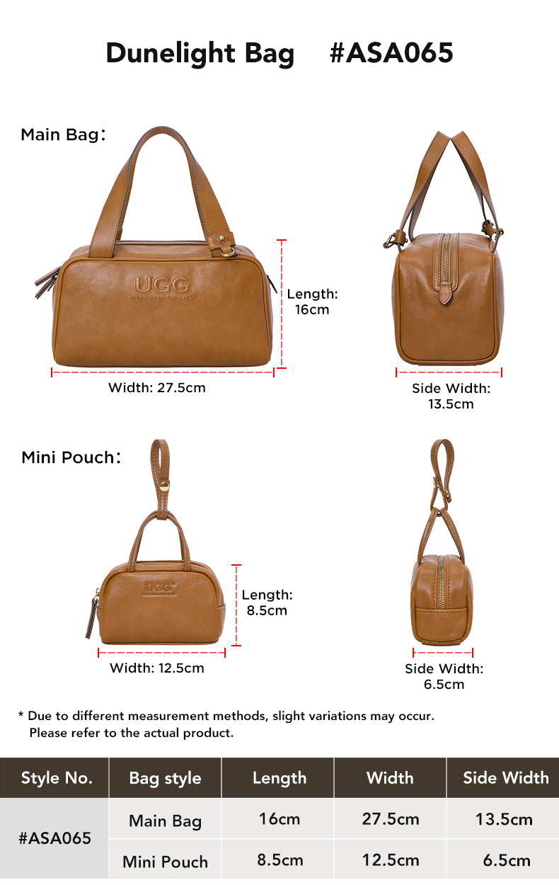 AUSTRALIAN SHEPHERD® Barrel Bag Dunelight size chart