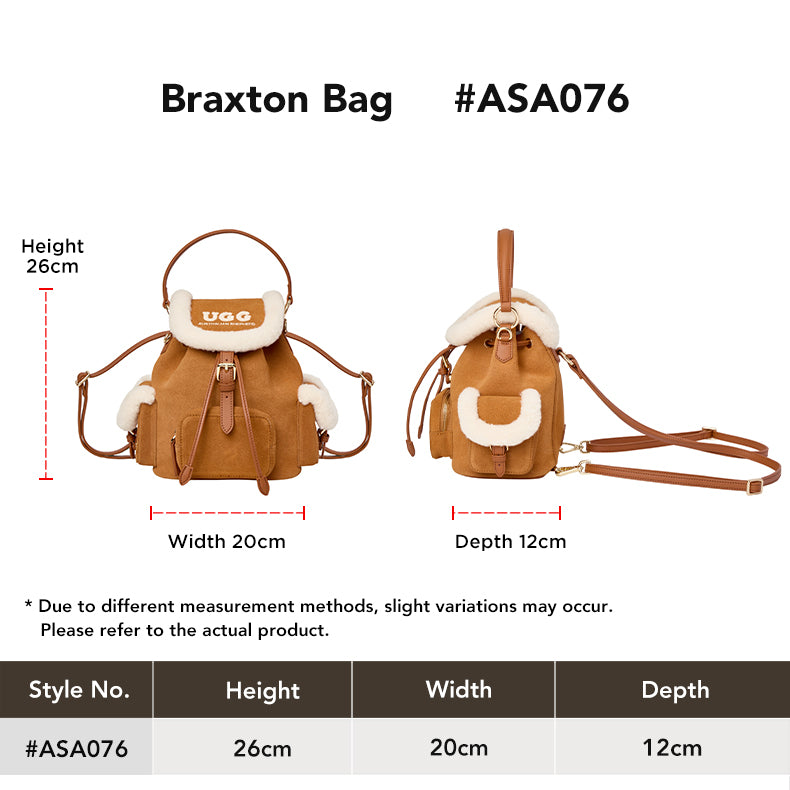 AUSTRALIAN SHEPHERD® UGG Backpack Braxton size chart