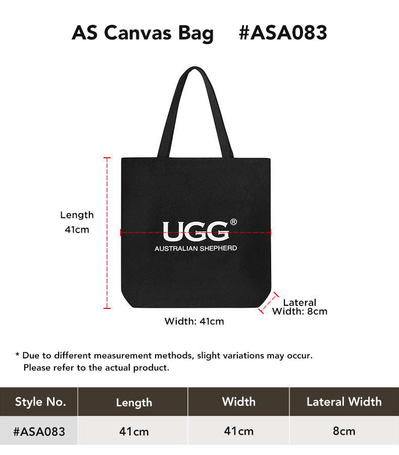 AUSTRALIAN SHEPHERD® Eco Tote Bag size chart