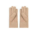 AUSTRALIAN SHEPHERD® Leather Fluffy Sheepskin Wool Stitching Gloves - UGG EXPRESS