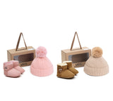 AUSTRALIAN SHEPHERD® UGG Baby Bootie Pom Pom Beanie Gift Pack - UGG EXPRESS