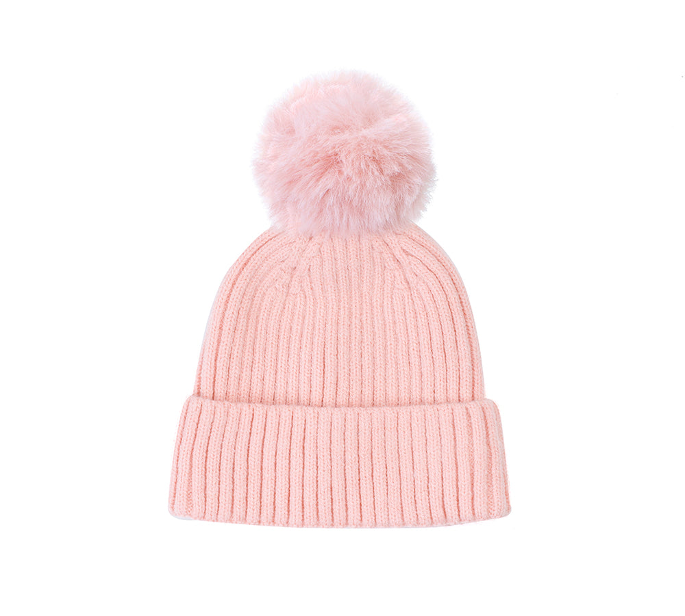 AUSTRALIAN SHEPHERD® Kids Knitted Pom Pom Beanie UGG AUSTRALIAN SHEPHERD