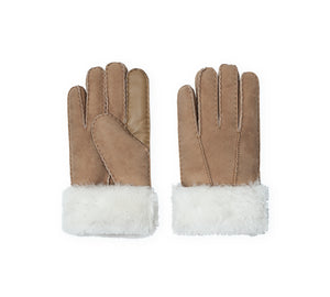 EVERAU® Fluffy  Adjustable Strap Buckle Gloves Shea