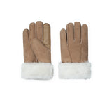 EVERAU® Fluffy Sheepskin Wool Adjustable Strap Buckle Gloves Shea