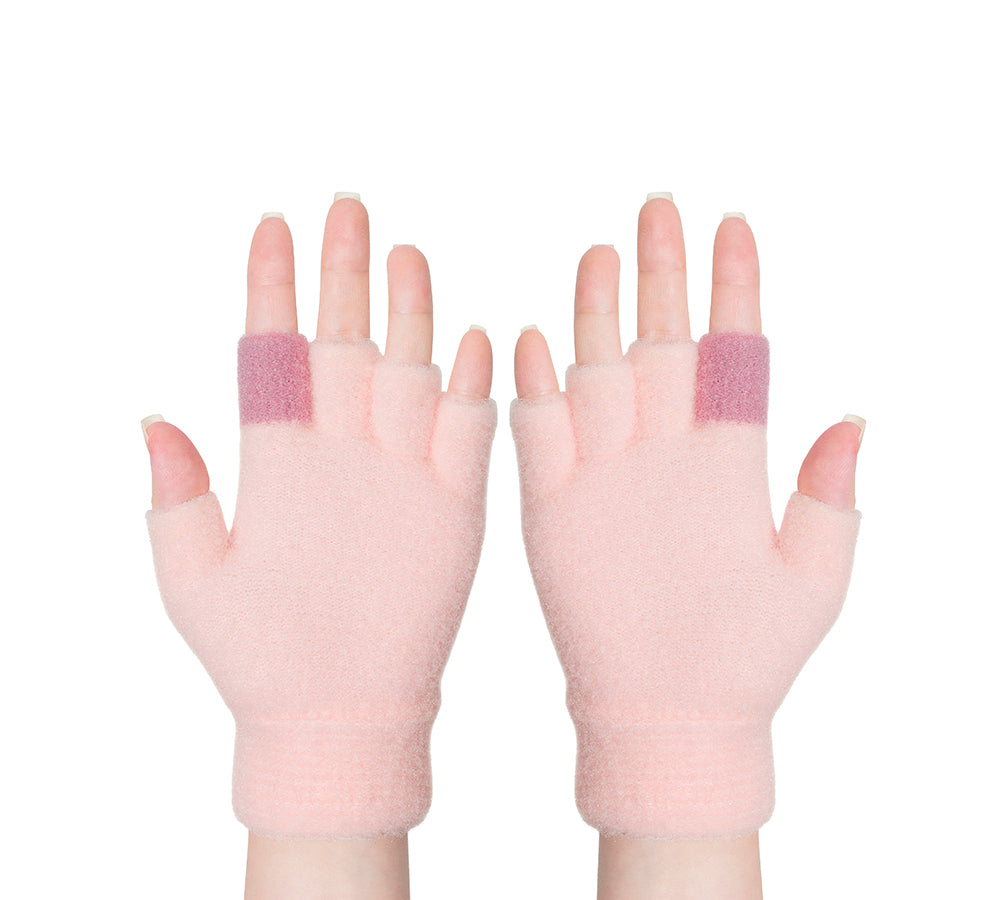 EVERAU® Fingerless Ultra Plush Knit Ewe Gloves