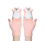 EVERAU® Fingerless Ultra Plush Knit Bearling Gloves