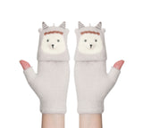 EVERAU® Fingerless Ultra Plush Knit Ewe Gloves