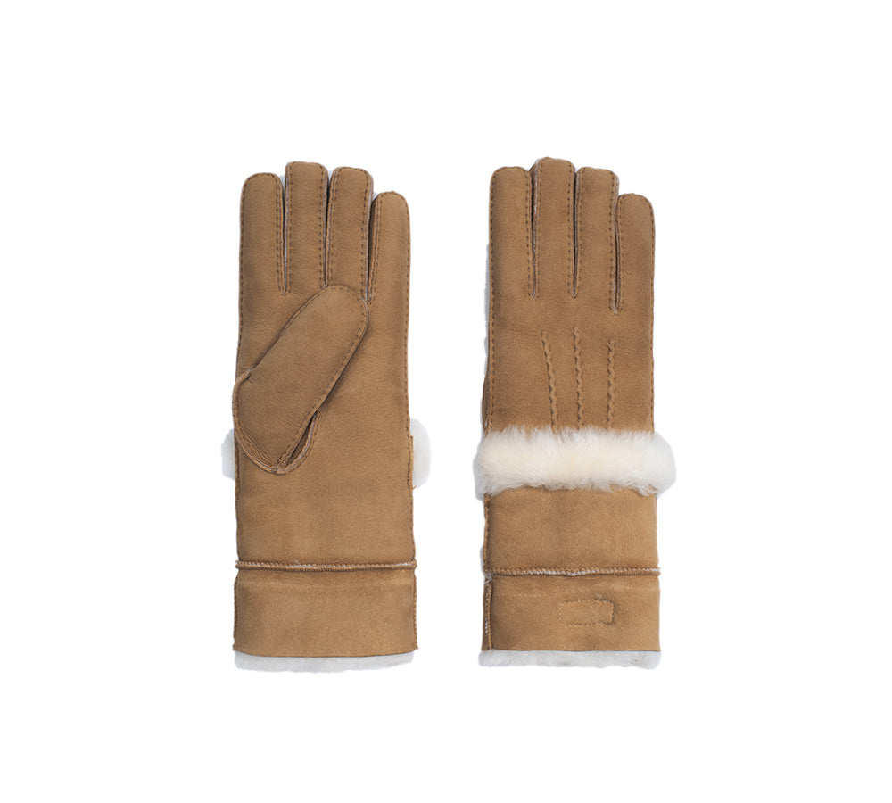 AUSTRALIAN SHEPHERD® Fluffy Shearling Gloves Puni