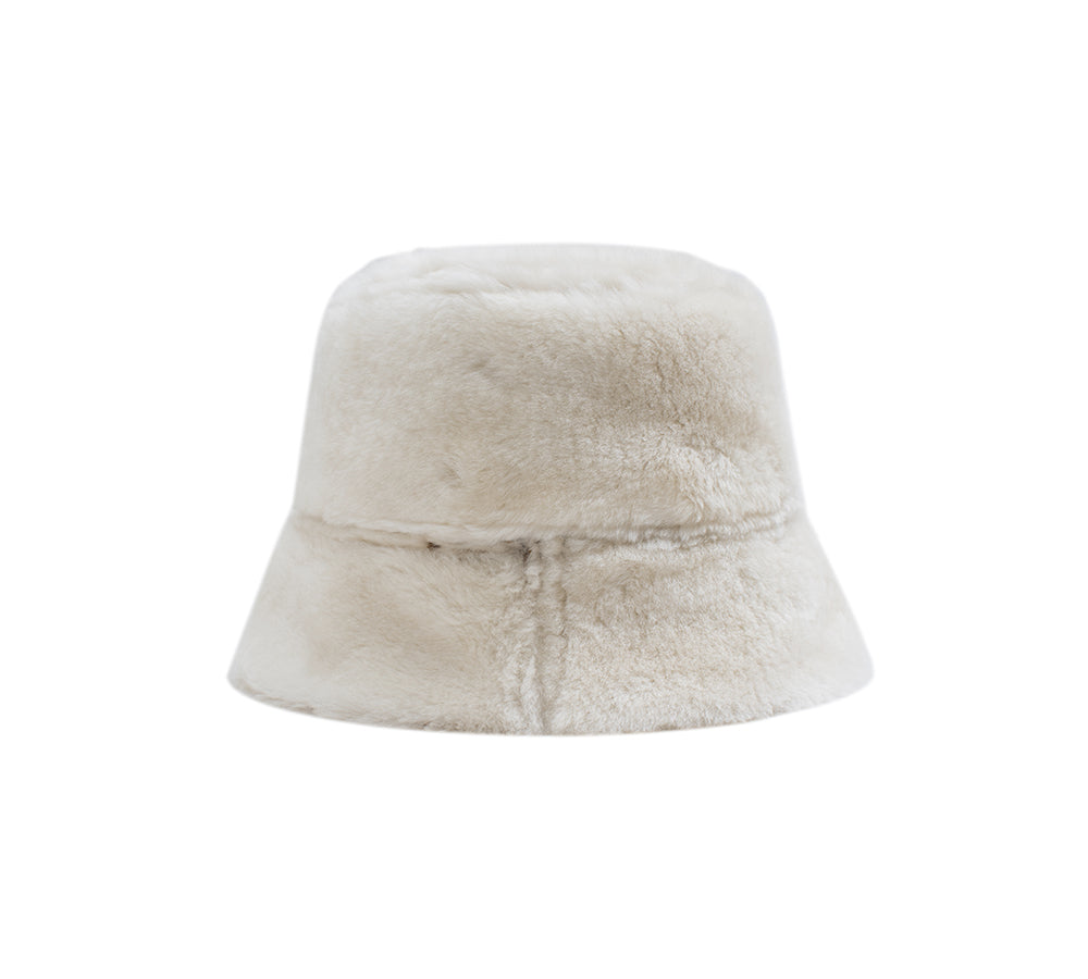 AUSTRALIAN SHEPHERD® Fluffy Bucket Patchwork Hat