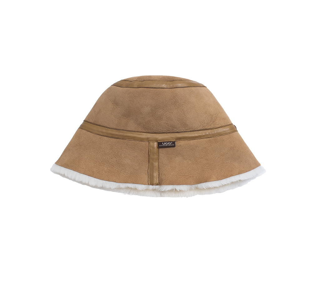AUSTRALIAN SHEPHERD® Fluffy Bucket Patchwork Hat
