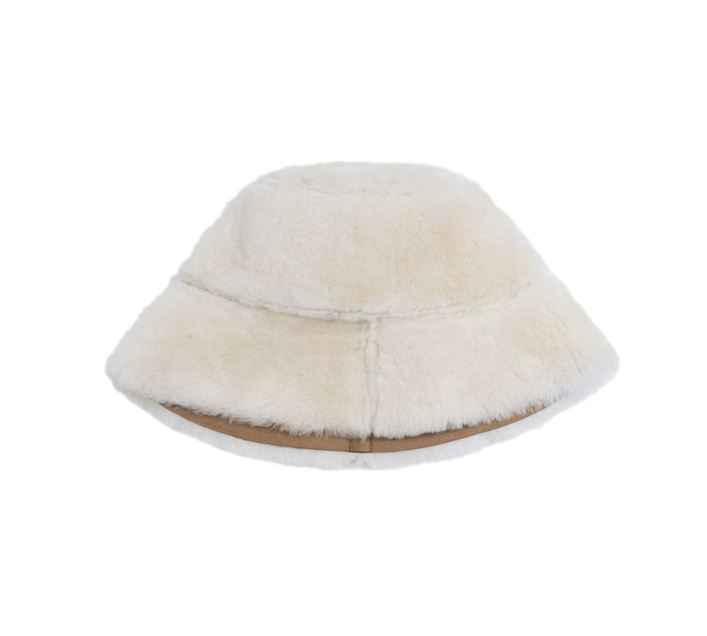 AUSTRALIAN SHEPHERD® Fluffy Bucket Patchwork Hat
