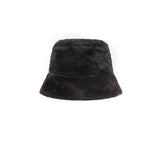 AUSTRALIAN SHEPHERD® Fluffy Sheepskin Wool Bucket Patchwork Hat