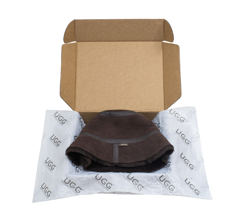 AUSTRALIAN SHEPHERD® Fluffy Bucket Patchwork Hat