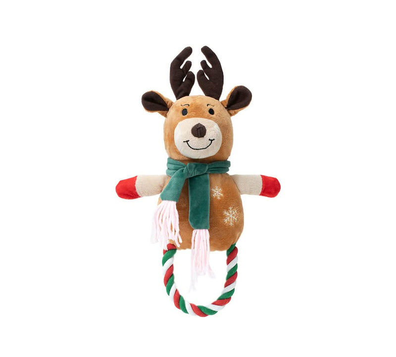 Pet Christmas Reindeer Chewers and Gift Bag