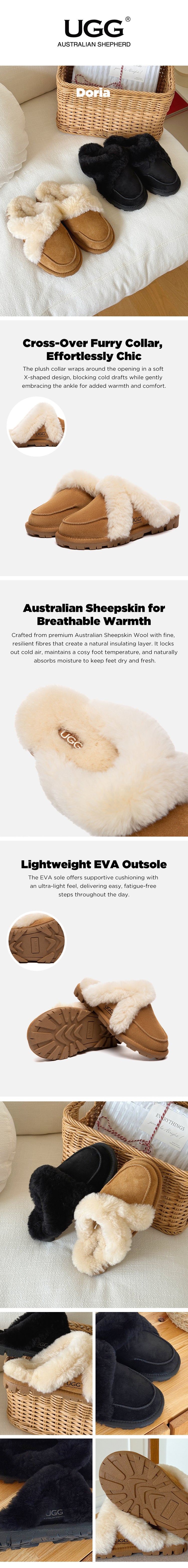 AUSTRALIAN SHEPHERD® UGG Slippers Doria