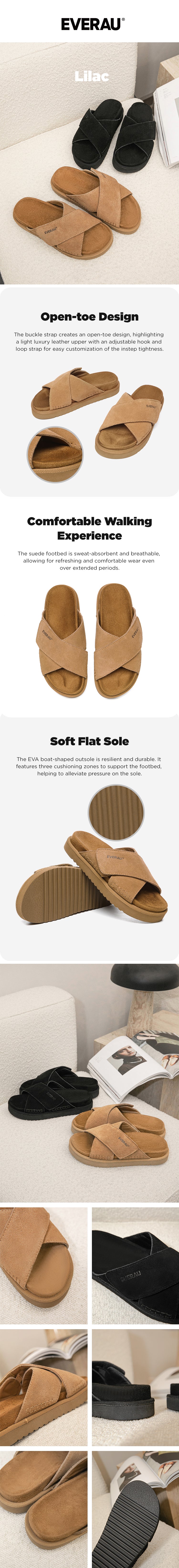 EVERAU® Women Slides Lilac